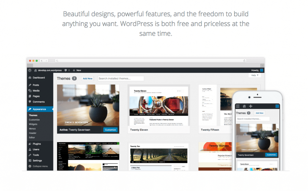 WordPress - Free Content Management System