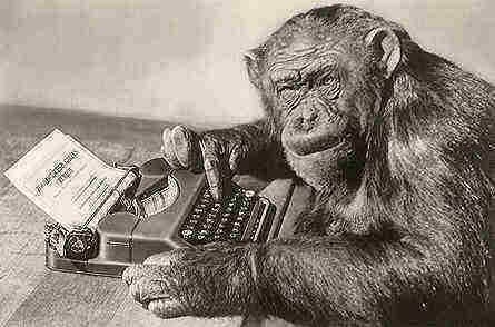monkey typing shakespear