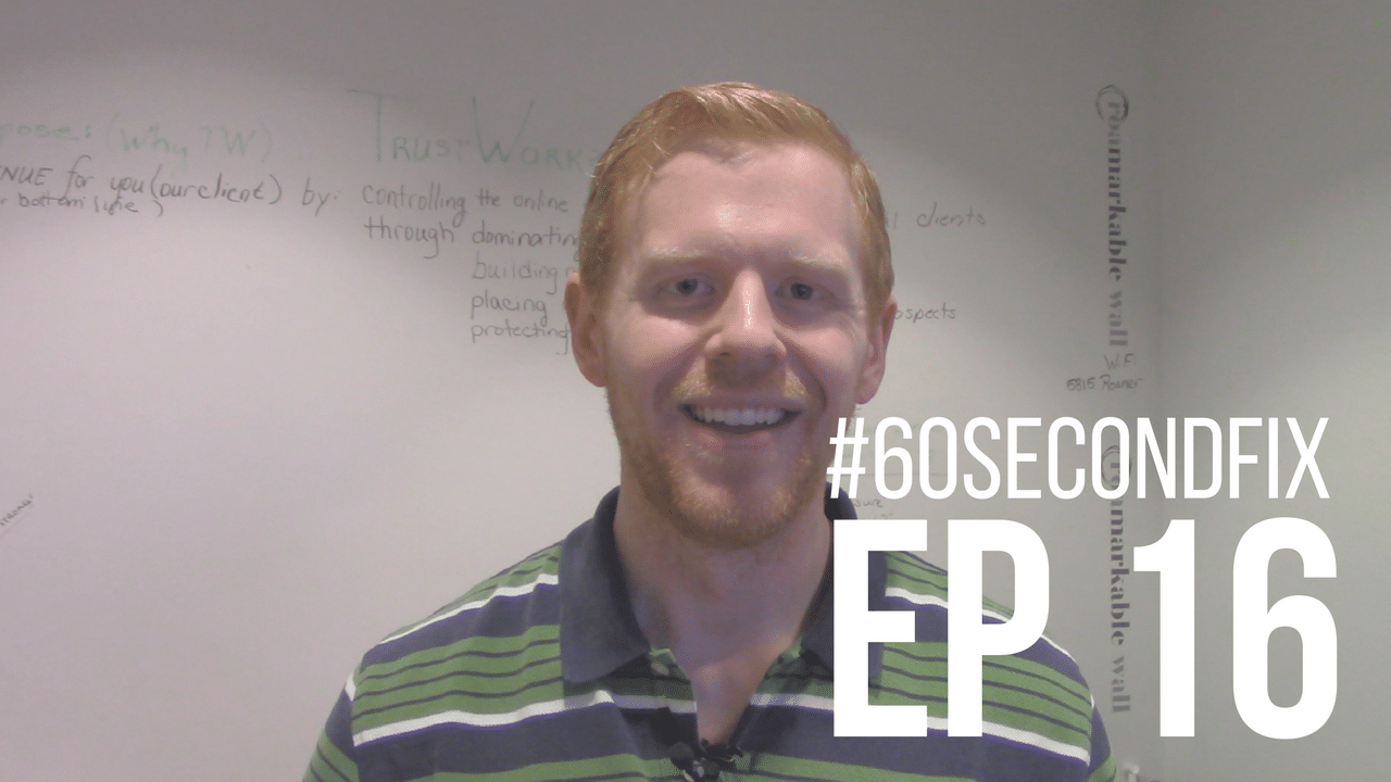 60SecondFix - Ep 16