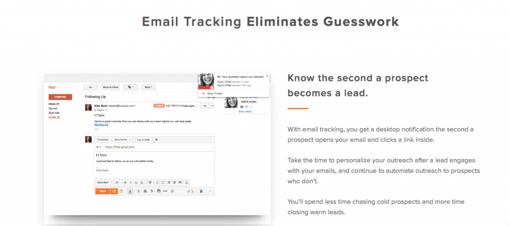 Hubspot Email Tracking